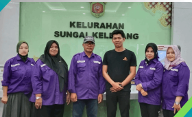 Penyerahan Barang Pengadaan Kegiatan Sapras Probebaya Kepada Pokmas Keledang Jaya